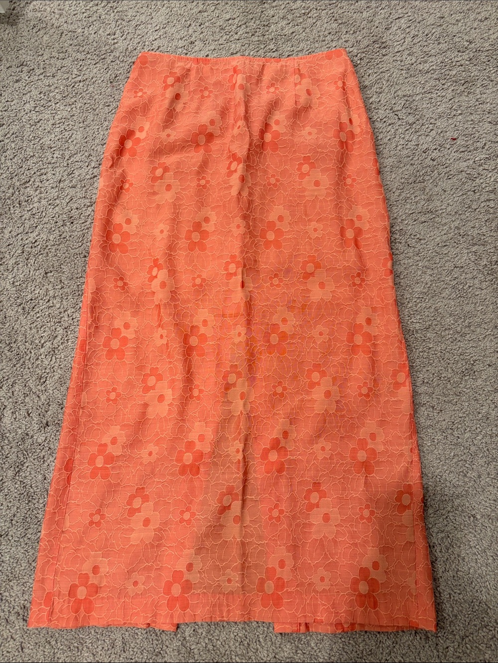 Vintage Nine & Company floral lace skirt size 2 petite beautiful skirt